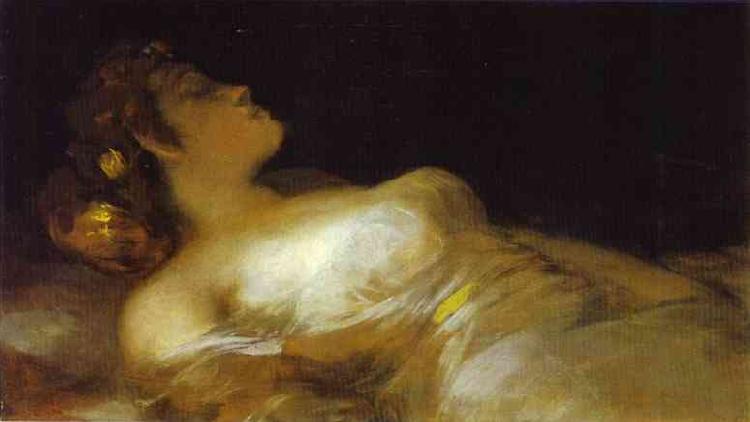 Francisco Jose de Goya Sleep Germany oil painting art